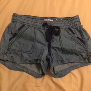 Denim shorts
